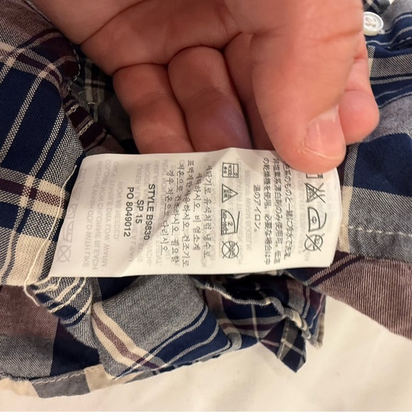 J.Crew Baby Boys Plaid Button Down Shirt 6-12M 100% Cotton - Picture 5 of 6